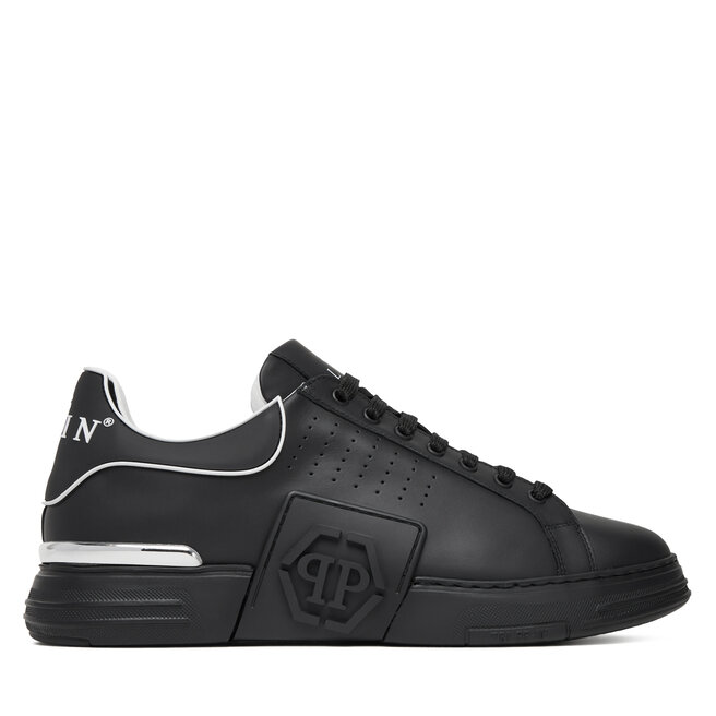 Sneakersy PHILIPP PLEIN Top Hexagon PAES USC0775 PLE005N Czarny - męskie