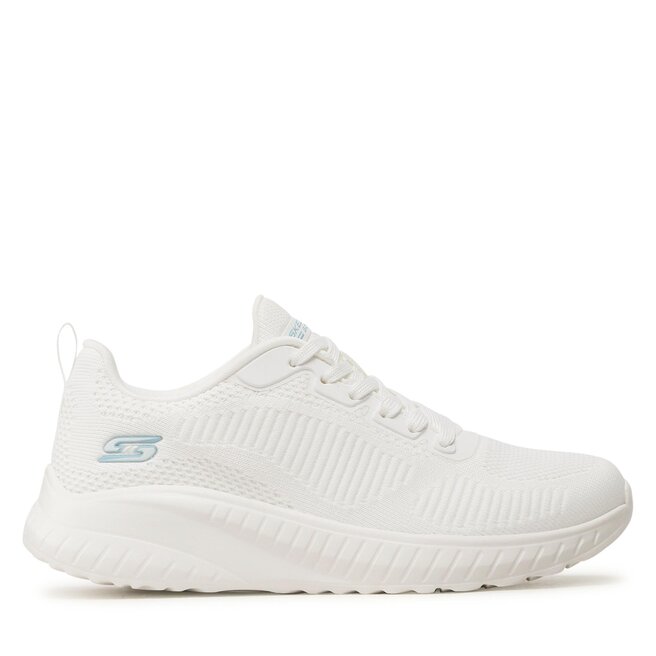 Sneakersy Skechers BOBS SPORT Face Off 117209/OFWT Biały - kobiece