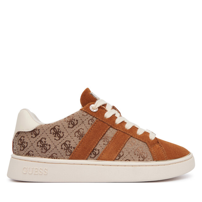 Sneakersy Guess FLTB2R FAL12 Brązowy - kobiece