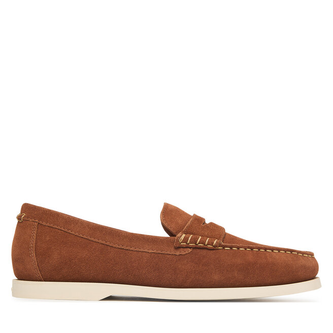 Mokasyny Polo Ralph Lauren Merton Penny 803945275002 Brązowy jasny -