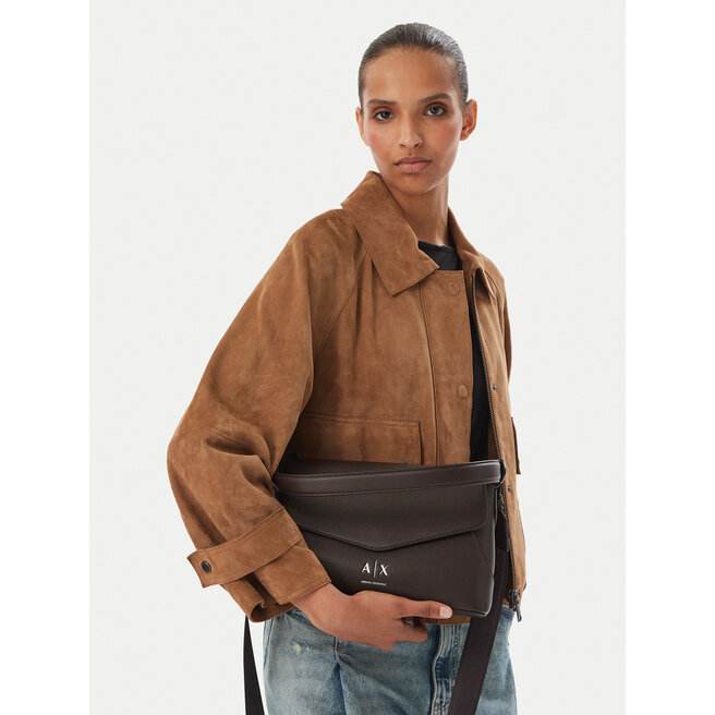 Torebka Armani Exchange XW003145 AF26569 U6032 Brązowy ciemny -