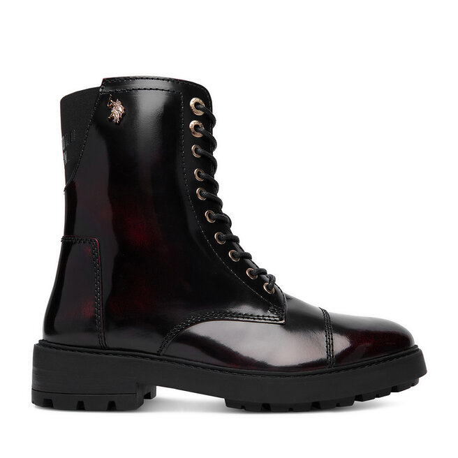 Trzewiki U.S. Polo Assn. EO-MARZIA001W/GL1 Bordowy - kobiece