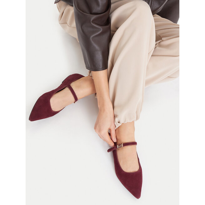 Baleriny MEXX EO-WS1314-01 Bordowy -