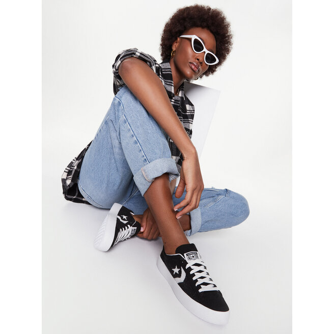 Trampki Converse Pl Lite Ox A00381C Czarny - kobiece