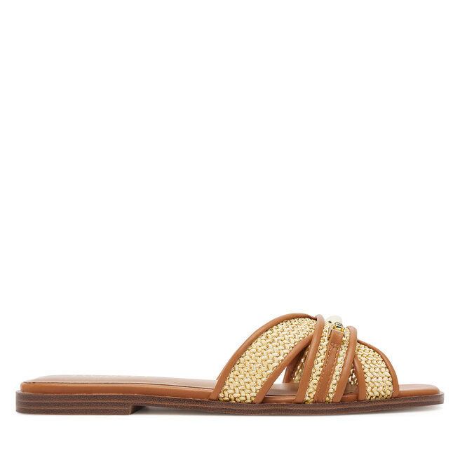 Klapki TWINSET 251TGT020 Brązowy -