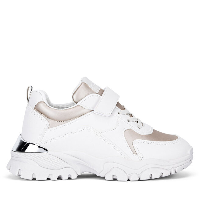 Sneakersy DeeZee CEO-TS5227K-21 Beżowy - dziewczęce