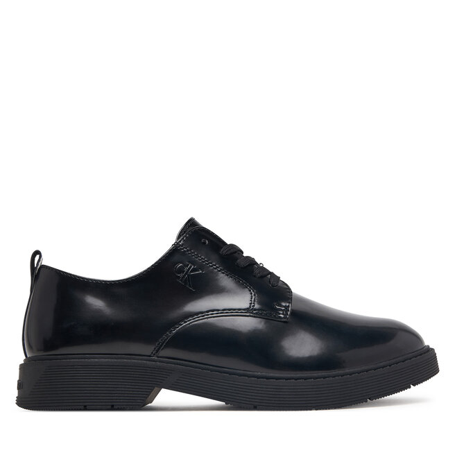 Półbuty Calvin Klein Low Cut Lace-Up Shoe V3X4-83494-1453 D Czarny - dziewczęce