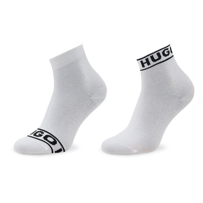 Skarpety długie HUGO Logo 50469291 Biały - kobiece