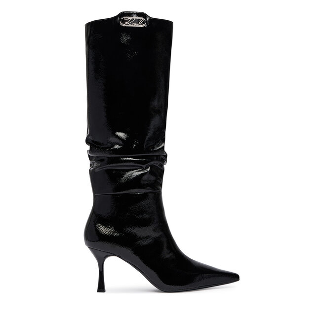Kozaki KARL LAGERFELD Klarice KL32390 Czarny - kobiece