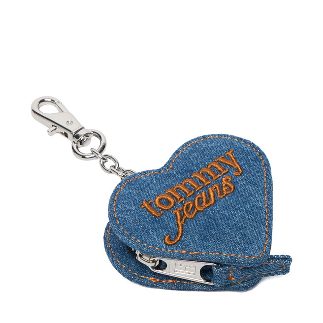 Bilonówka Tommy Jeans Tjw Cool Denim Heart Coin Purse AW0AW18595 Niebieski -
