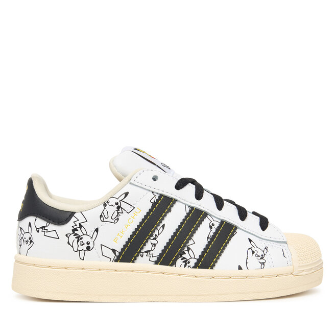 Sneakersy adidas Pokemon Superstar II KJ5612 Biały - chłopięce
