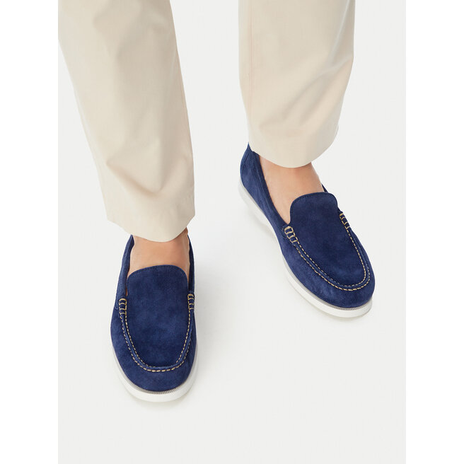 Mokasyny Polo Ralph Lauren Merton Vnetn 803932196002 Granatowy -