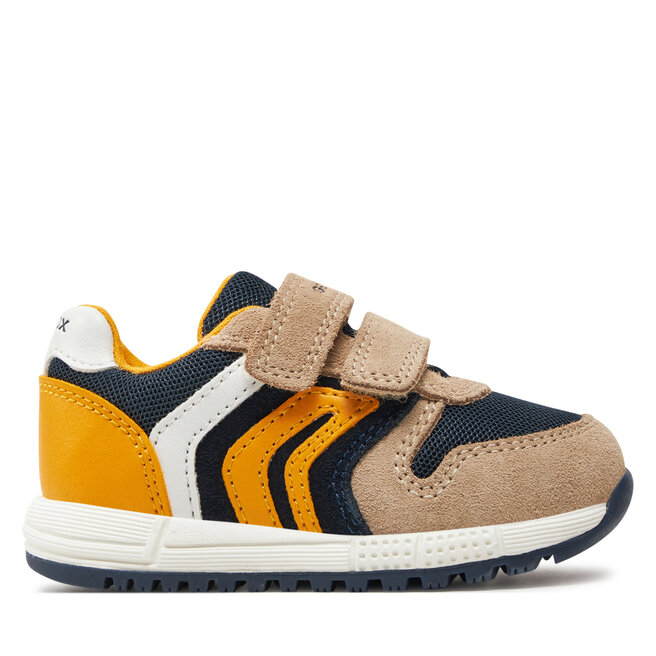Sneakersy Geox B Alben Boy B453CA 02214 C6659 M Brązowy - chłopięce