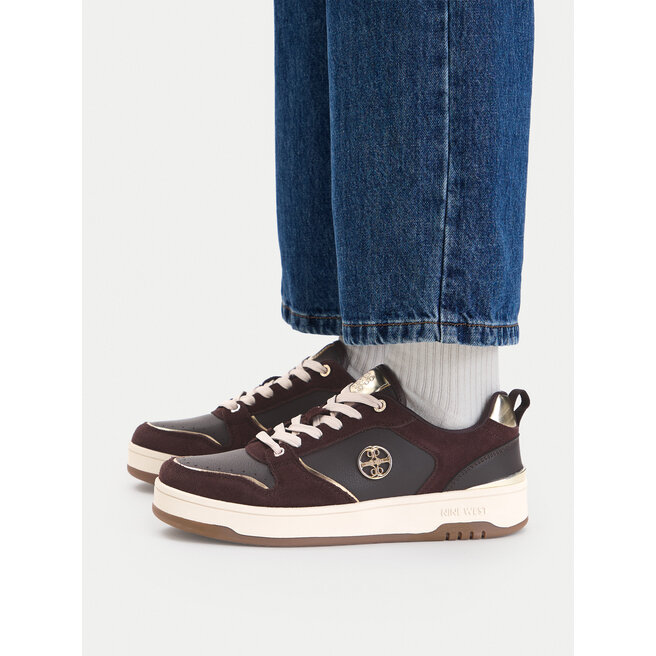 Sneakersy Nine West EO-RLY-N2601 Brązowy - kobiece