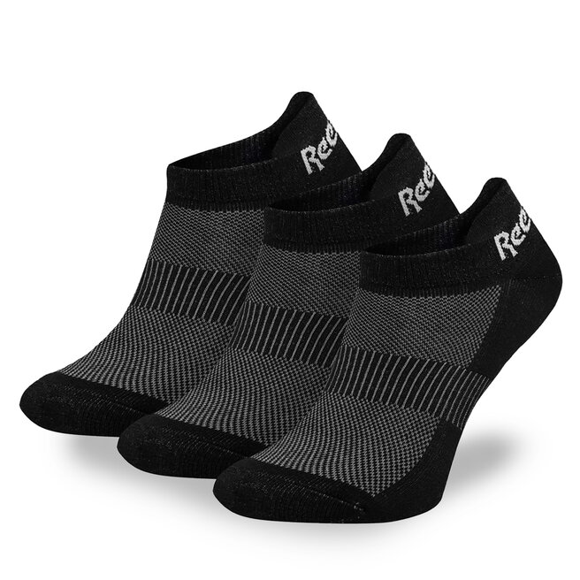 Skarpety krótkie Reebok R0356P-SS24 (3-pack) Czarny - kobiece