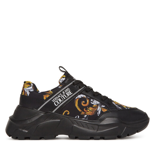 Sneakersy Versace Jeans Couture 78YA3SC2 Czarny - męskie