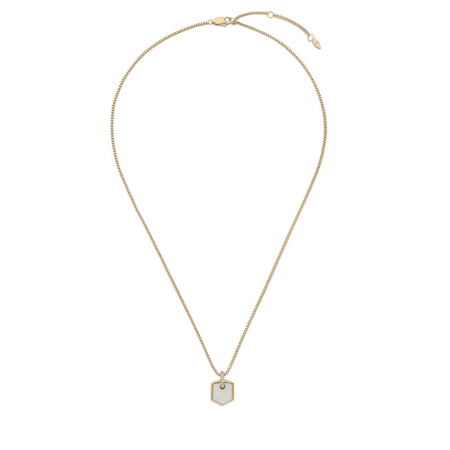 Naszyjnik Fossil JF04529710 Złoty -