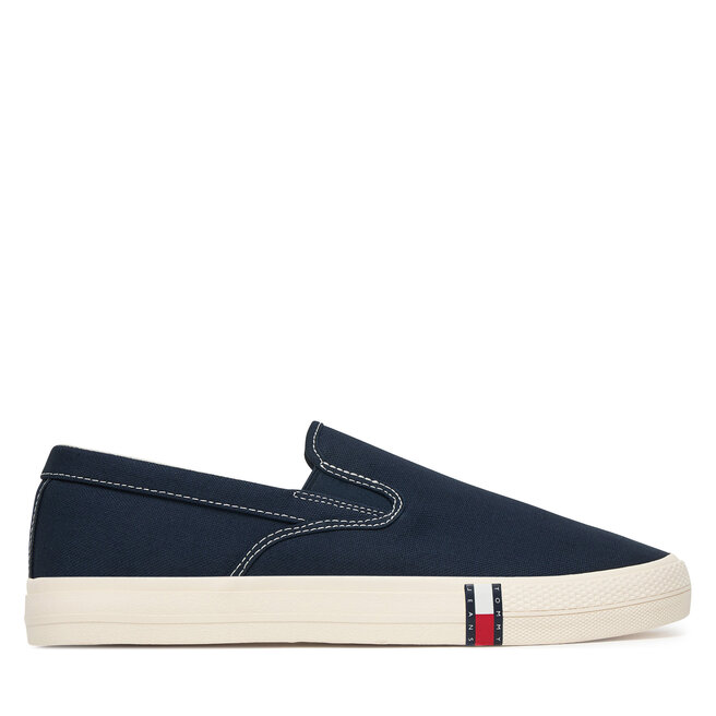 Tenisówki Tommy Jeans Archive Vulc. Y2K Slip On EM0EM01675 Granatowy - męskie