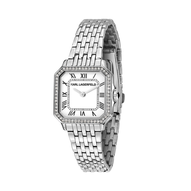 Zegarek KARL LAGERFELD R0553110506 Srebrny -