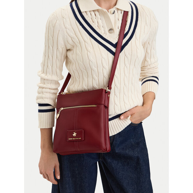 Torebka Beverly Hills Polo Club CEO-BHPC-C-012-10 Bordowy -