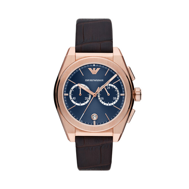 Zegarek Emporio Armani Federico AR11563 Brązowy -