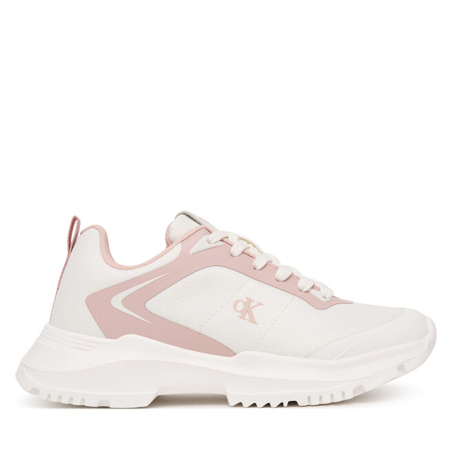 Sneakersy Calvin Klein Low Cut Lace-Up V3A9-83233-1844 S Biały - dziewczęce