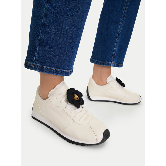 Sneakersy MICHAEL Michael Kors Rhodes 43T6RHFS1L Kremowy - kobiece