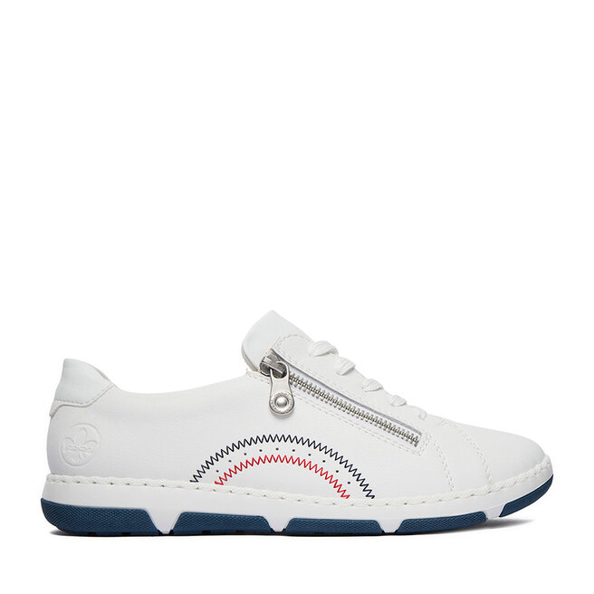 Sneakersy Rieker CEO-42424-80 Biały - kobiece