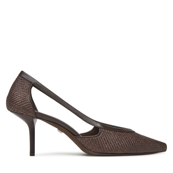 Szpilki Max Mara Strawpump 2514521312600 Brązowy - kobiece