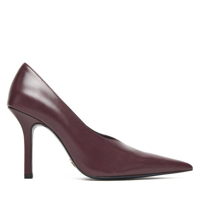 Szpilki Patrizia Pepe 8Z0106 L166 Bordowy - kobiece