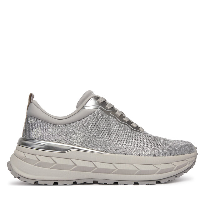 Sneakersy Guess FLPRN3 FAB12 Srebrny - kobiece