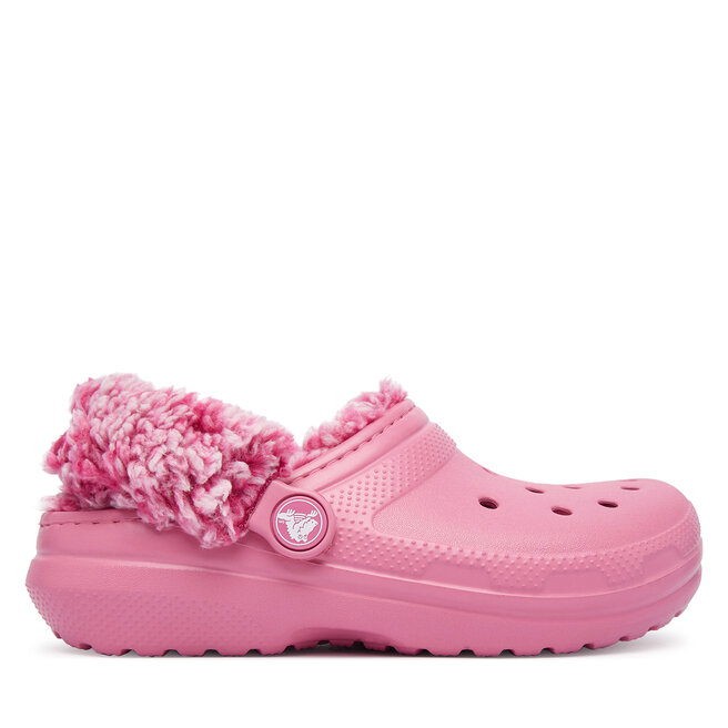 Klapki Crocs Classic Fleece Lined Clog K 212856 Różowy -