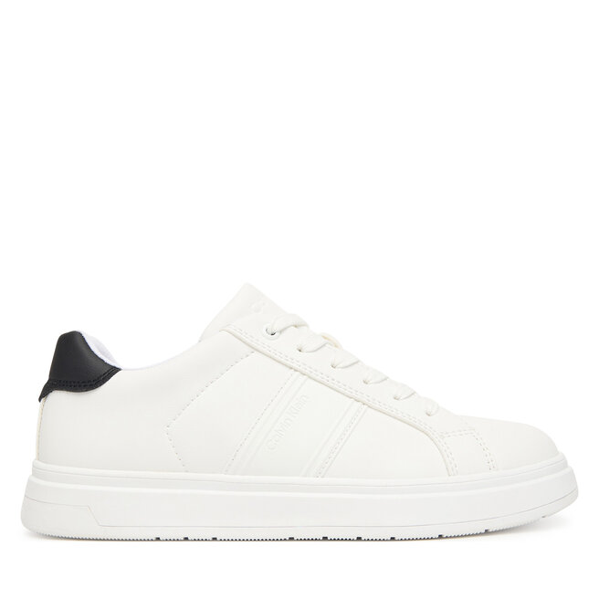 Sneakersy Calvin Klein Low Cut Lace-Up V3X9-83293-1355 D Biały - chłopięce