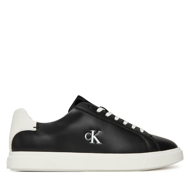 Sneakersy Calvin Klein Low Pro Cups Lth Mg HW0HW02823 Czarny - kobiece