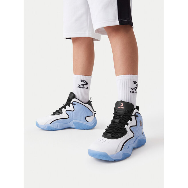 Buty do koszykówki SHAQ EO-DEVASTATOR 3.0 AQ95078B-WL Biały - dziecięce