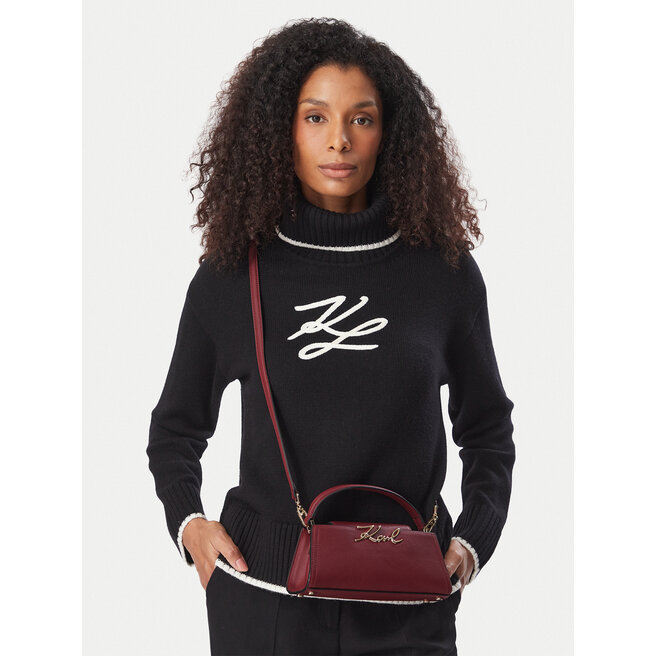 Torebka KARL LAGERFELD B4W30207 Bordowy -