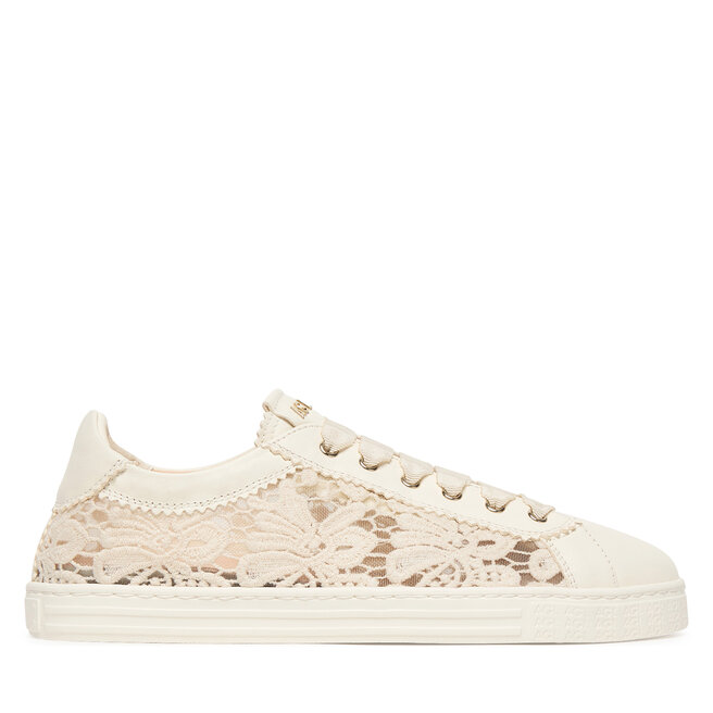 Sneakersy AGL Sade Fabric D936031PGKT046C253 Écru - kobiece