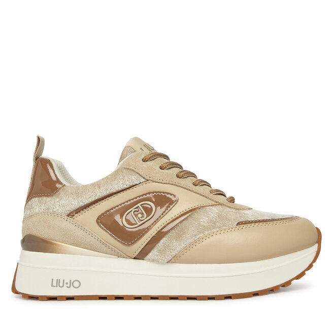 Sneakersy Liu Jo Maxi Wonder 97 BF6005 PX394 Beżowy - kobiece