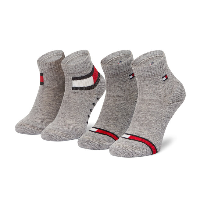 Skarpety długie Tommy Hilfiger 100002319 Szary - dziecięce
