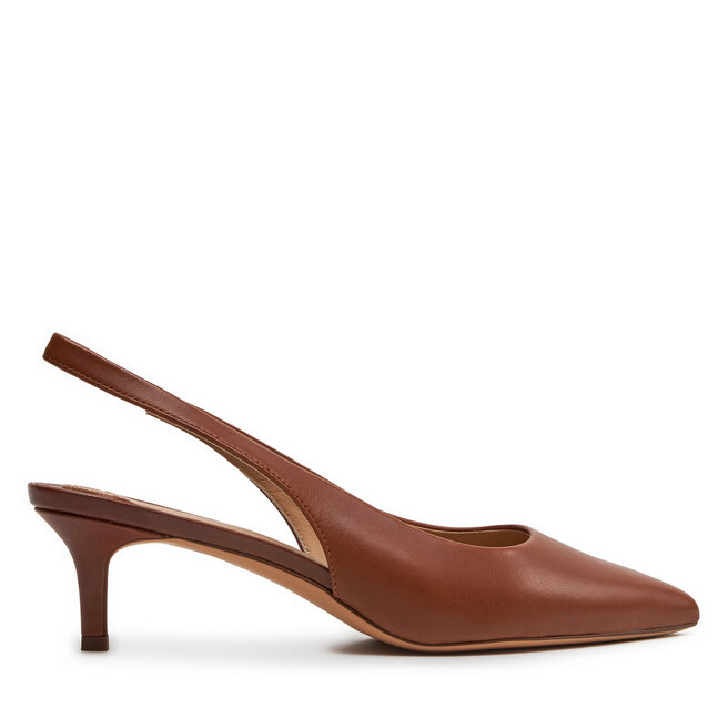 Czółenka LAUREN RALPH LAUREN 802927937002 Brązowy - kobiece