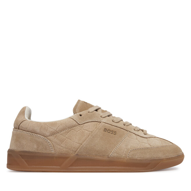 Sneakersy BOSS Brenta 50568884 Beżowy - kobiece