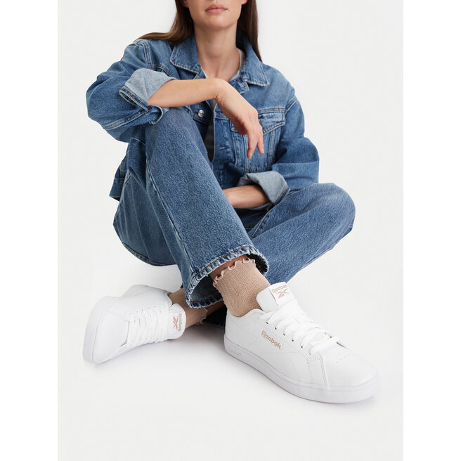 Sneakersy Reebok CEO-COURT CLEAN 100074383 Biały - kobiece