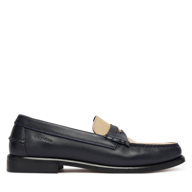 Mokasyny Tommy Hilfiger Penny Crust FM0FM05836 Granatowy -