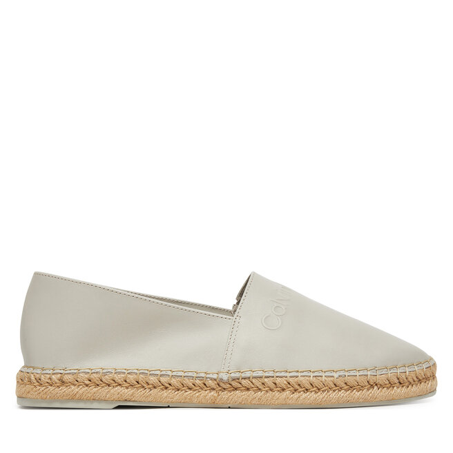 Espadryle Calvin Klein Espadrille Lth HM0HM01882 Szary - męskie