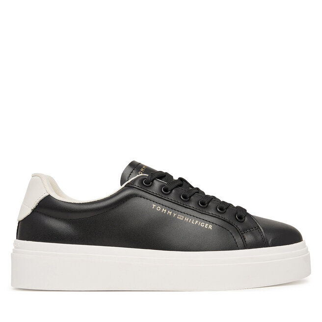 Sneakersy Tommy Hilfiger Chic Cupsole FW0FW09107 Czarny - kobiece