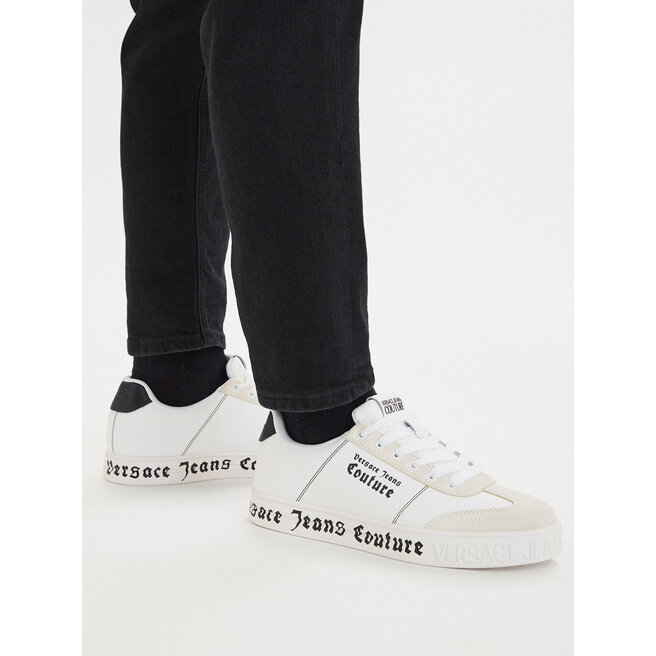 Sneakersy Versace Jeans Couture 80YA3SK6 ZPB82 Biały - męskie