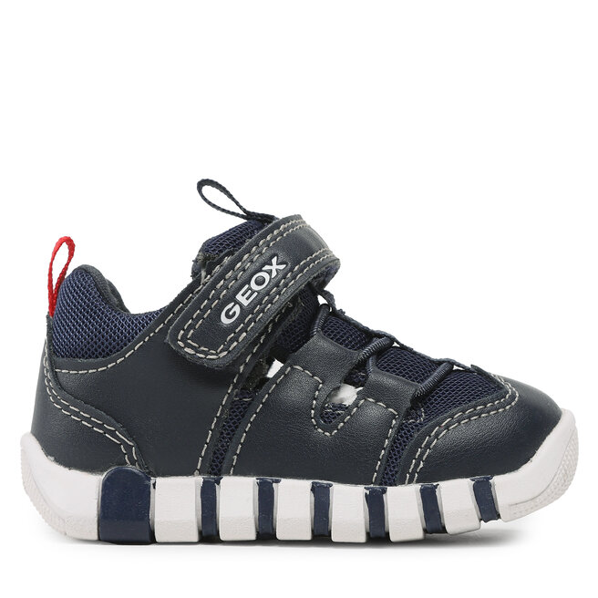 Sneakersy Geox B Iupidoo Boy B3555B 0BC14 C4002 Granatowy - chłopięce