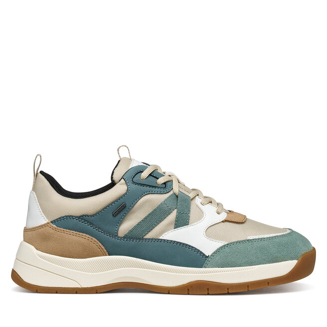 Sneakersy Geox D Berinike B Abx D563NB 011EK C5V4Y Beżowy - kobiece