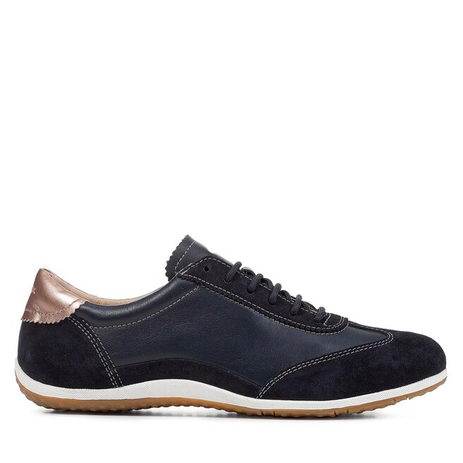 Sneakersy Geox D Vega D3509A 022Y3 C4264 Granatowy - kobiece