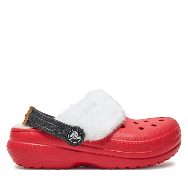 Klapki Crocs Classic Lined Santa Clog K 210931 Czerwony -